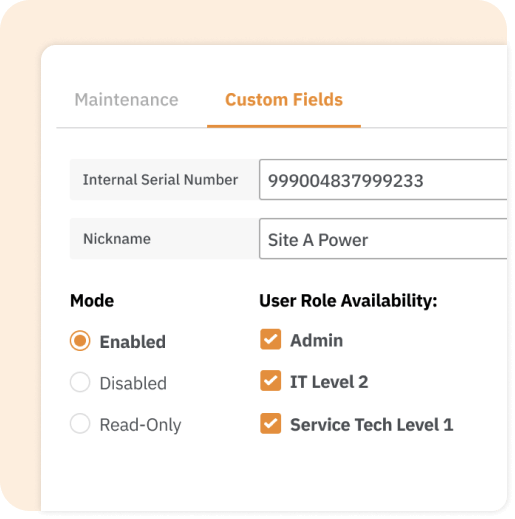 Easily and Accurately Track All Your Parts and Spares.