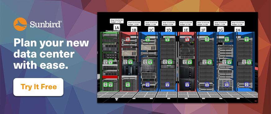 plan your new data center with ease - try Sunbird free