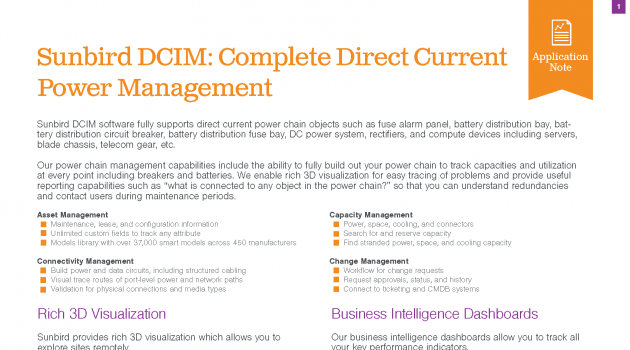 Complete Direct Current Power Management