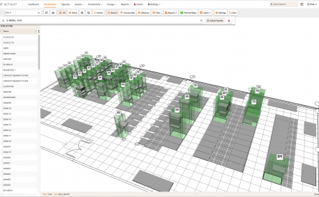 Screenshot of Filtered 3D Search of All Server Models