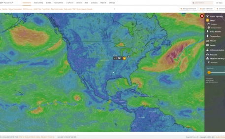 Screenshot of Live Weather Maps