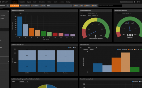 Screenshot of Space Dashboard