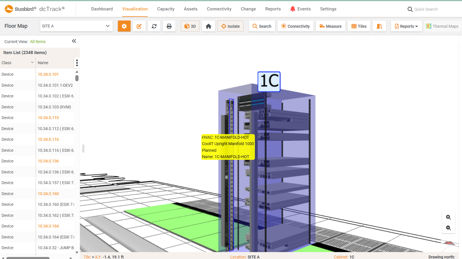 Sunbird dcTrack Modeling of Liquid Cooling Manifold